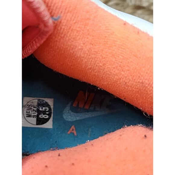 Mens Nike Air NFL Miami Dolphins Speed Turf 525225-102 Aqua Orange Men's 8.5 - Picture 10 of 12